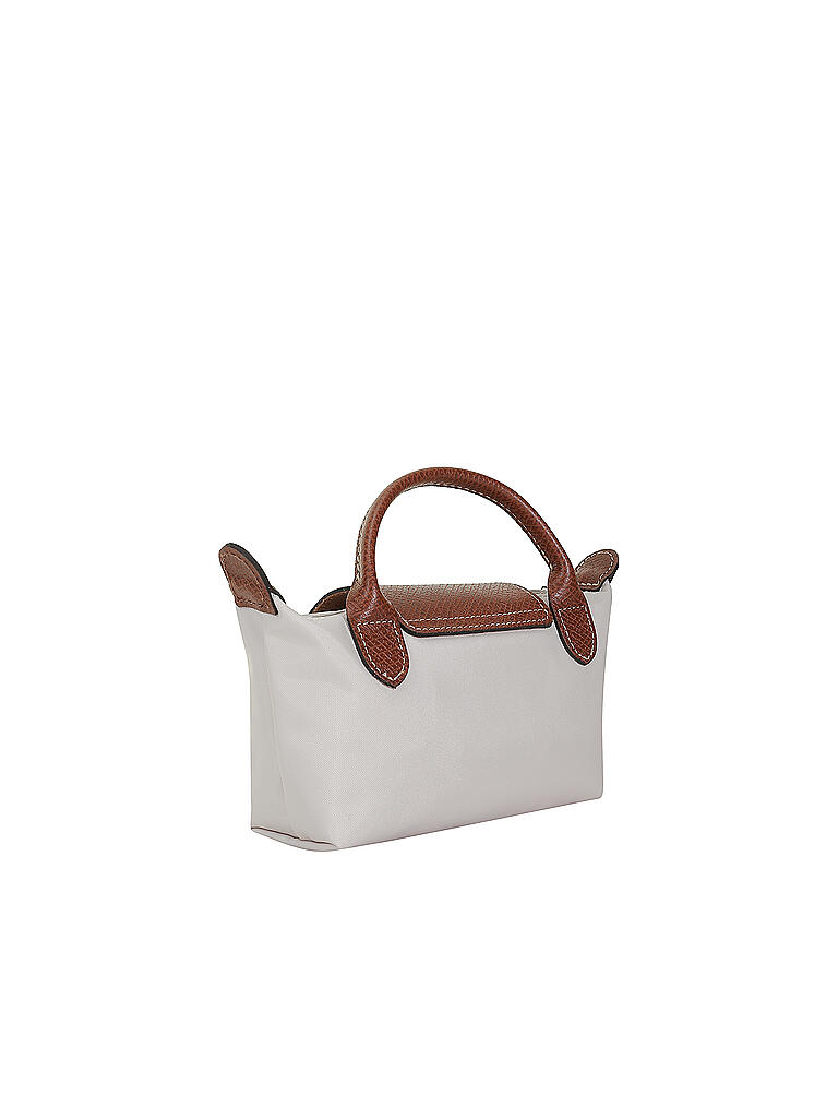 LONGCHAMP Le Pliage Original Pochette Mit Henkel Papier Beige